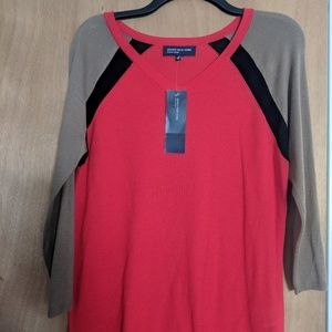 Jones NY Signature Red Top (NWT)